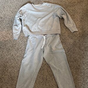 rag & bone Mens Light Gray Sweatpants and Sweatshirt Set